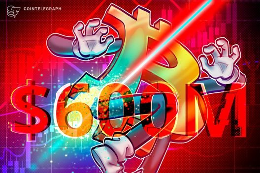 Over $600 Million in Bitcoin Longs Liquidated as BTC Dips Toward $60K