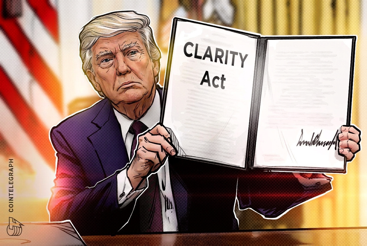Trump Advocates for Crypto Clarity Act to Secure U.S. Position Against China